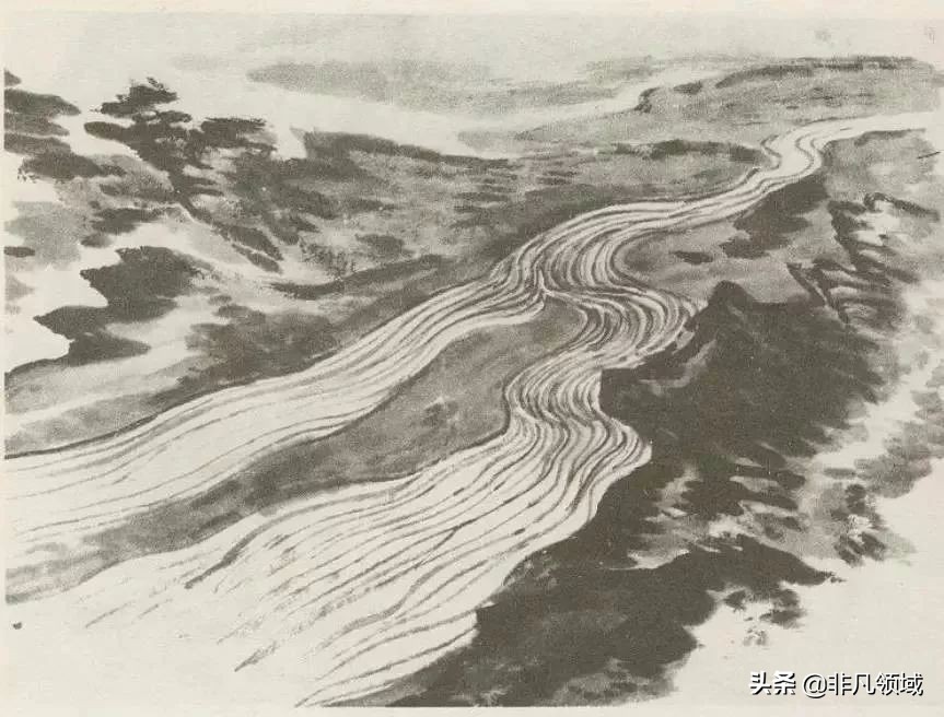 如何画水墨画初学者,中国画技法入门怎么画青绿山水