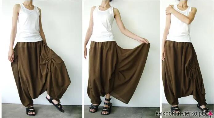 洋气封裆裤织法,洋气高级感裤法棍裤