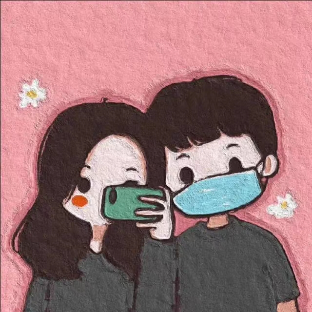 油画卡通头像男,微信头像女卡通呆萌动画