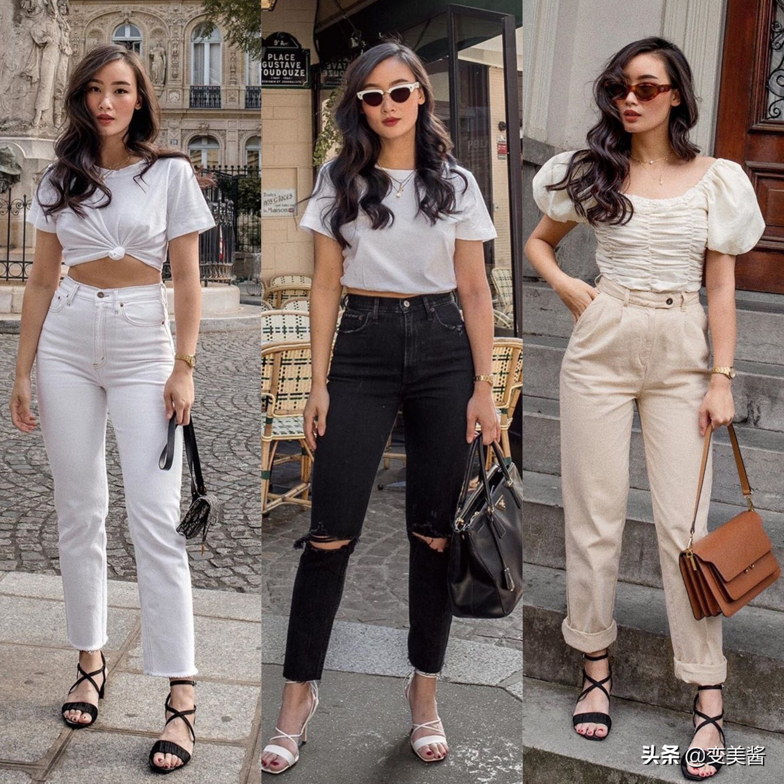 矮个平胸梨形穿搭博主,身材不好有点胖怎么穿搭