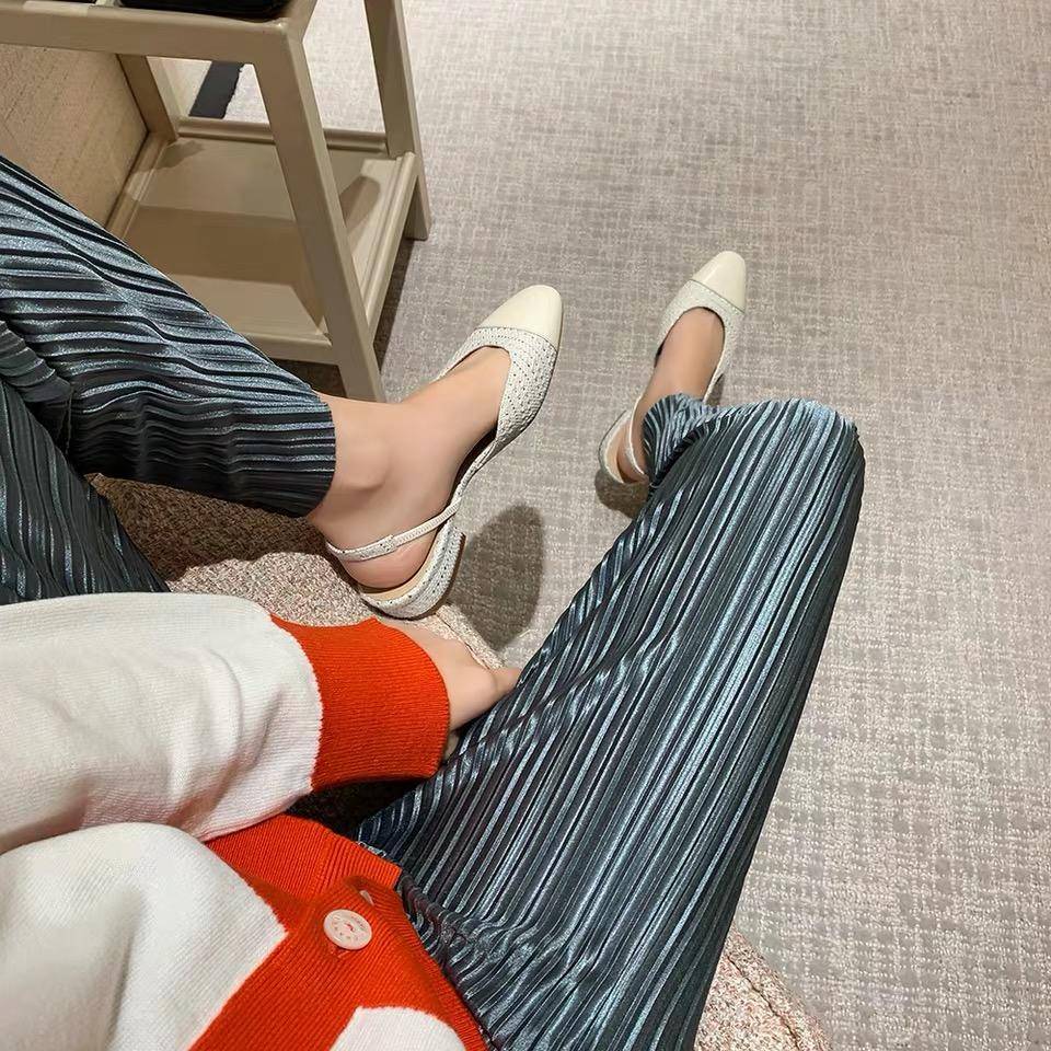 夏季小众气质凉鞋不露脚趾,凉鞋推荐仙气温柔法式风