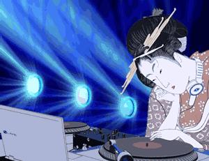 设计稿作品动态展示,浮世绘设计图素材