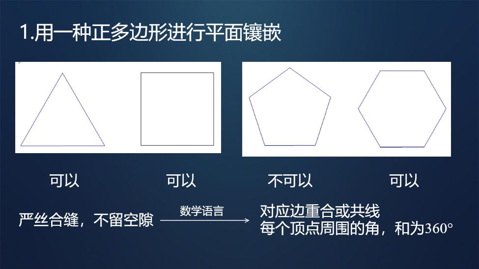教学反思分析图,多边形的镶嵌教学反思