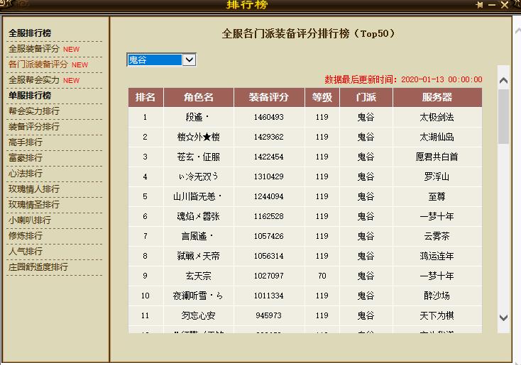 天龙八部各门派最顶级的号,天龙八部全服第一9星护肩