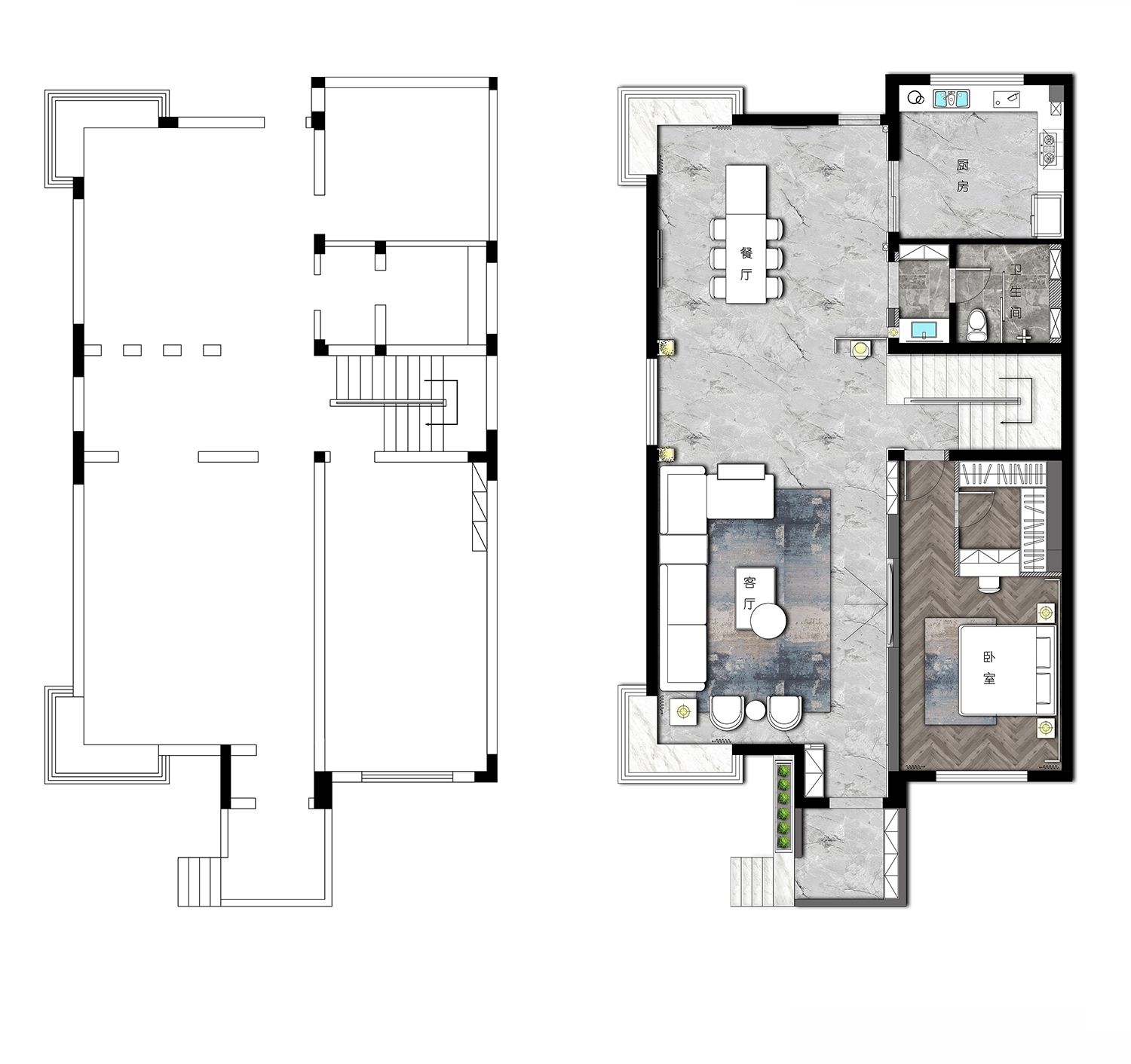 450平别墅简约轻奢风格,450平别墅装修现代轻奢