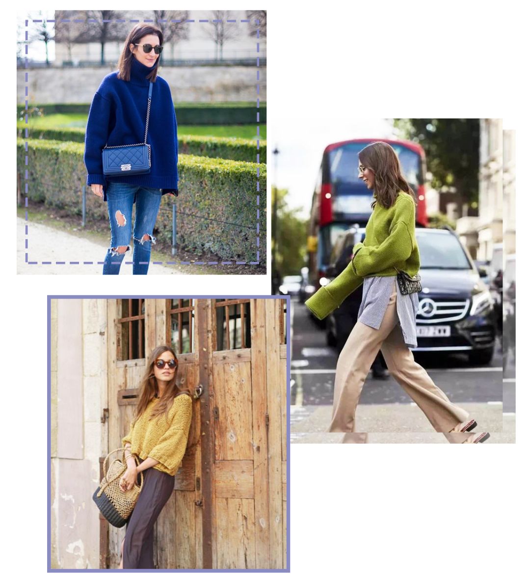 毛衣外套短款怎么穿搭,毛衣外套简单好看花型