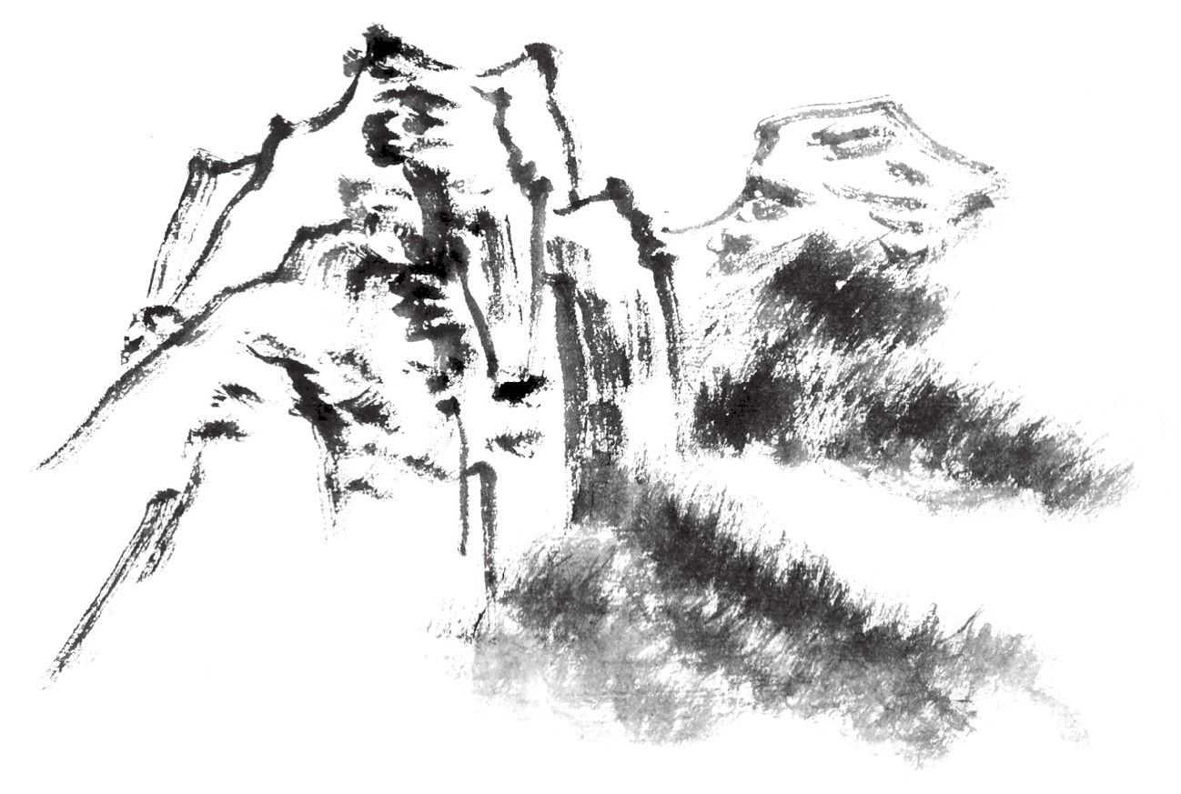 云简易画法,云简单素描画