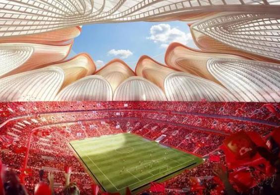 许家印120亿打造莲花形足球场,许家印恒大足球专业足球场