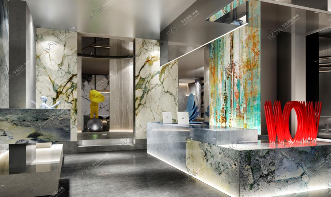 最具建筑感总部展厅亮相！华岩品致打造“百店百面”赋能“牛商”