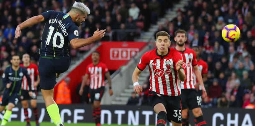 曼城4-1击败南安普顿,曼城逆转南安普顿