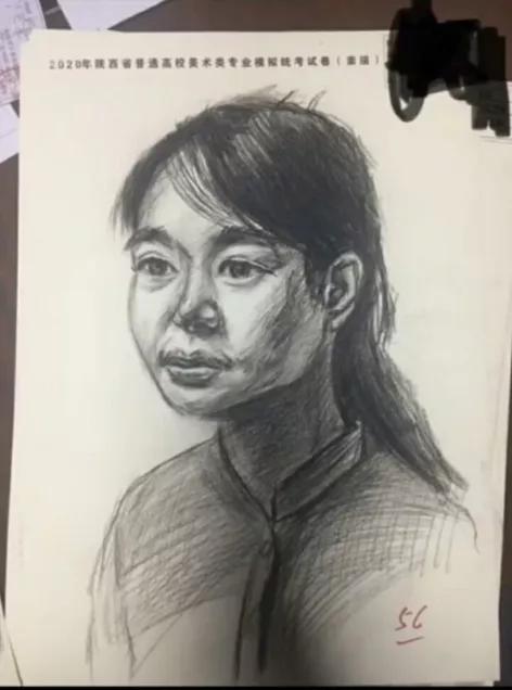 美术老师展示0分作品,美术老师晒模考低分试卷