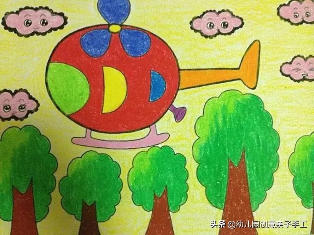 上百张幼儿园创意儿童画,儿童绘画创意3-6岁童年童画