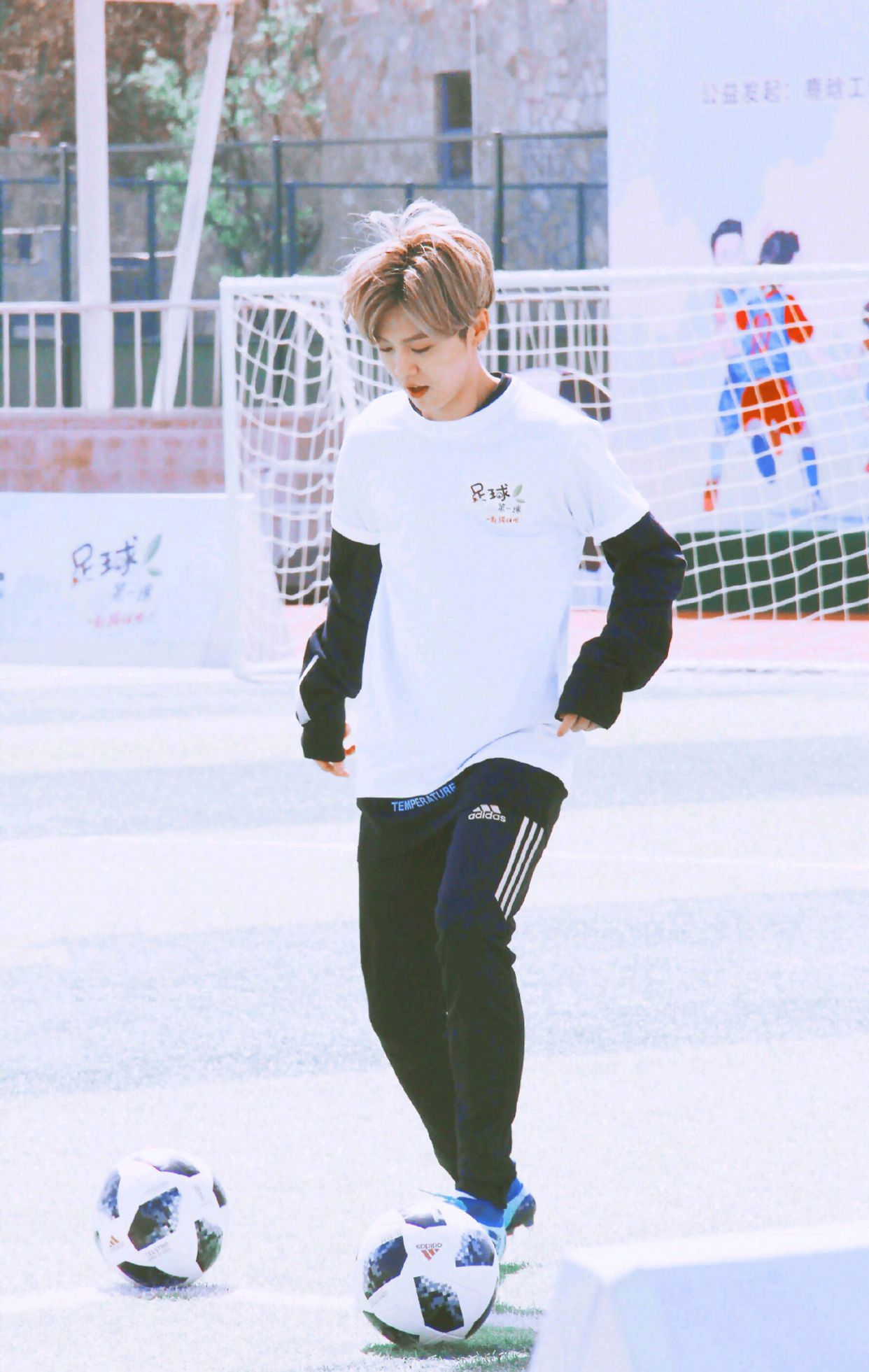 鹿晗足球什么水平,鹿晗足球水平有多高