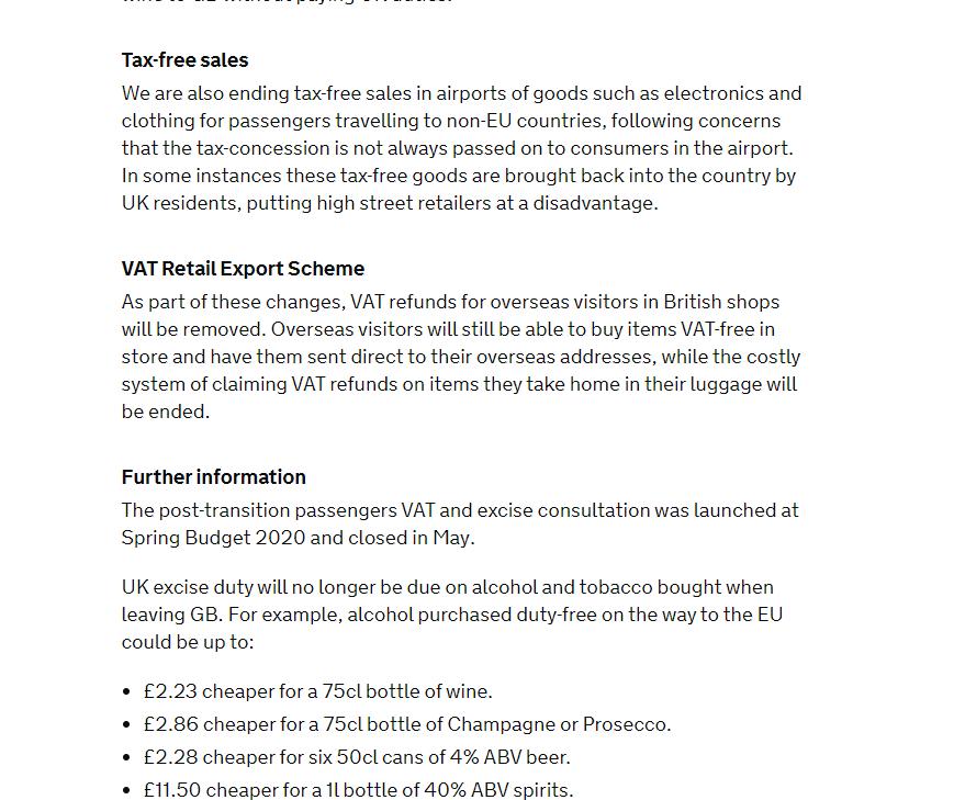 2022年英国购物退税暂停了吗,在英国购物离境都能退税吗