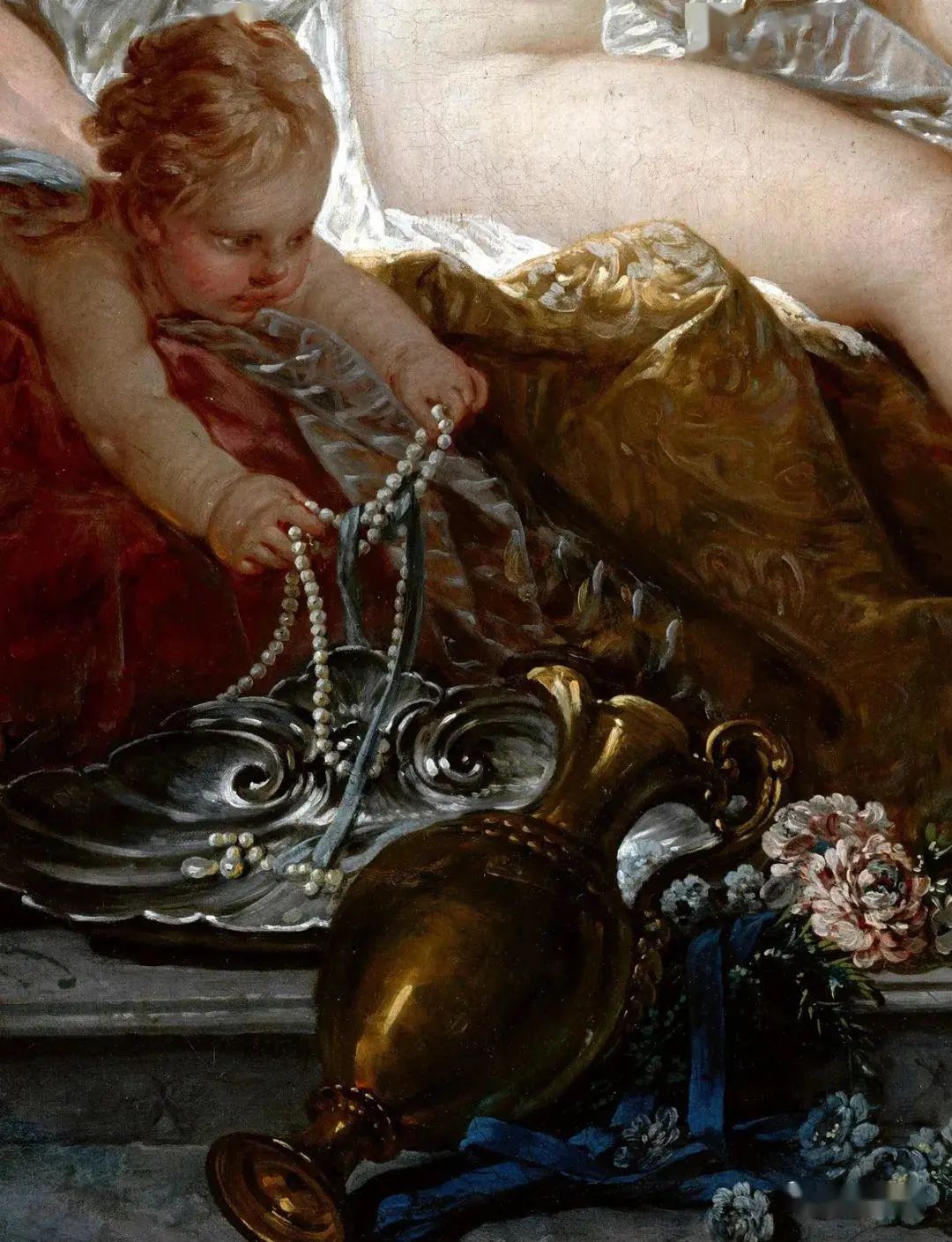 洛可可代表艺术家布歇的人体油画艺术:毫无裸露却满是性感与欲望