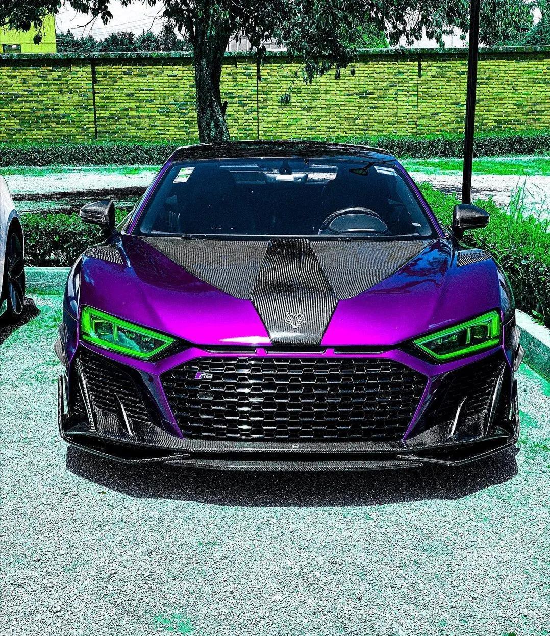 奥迪r8碳纤维车体,碳纤维奥迪r8