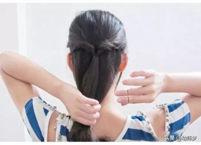 法式淑女盘发简单又漂亮,韩式低马尾新娘盘发教程