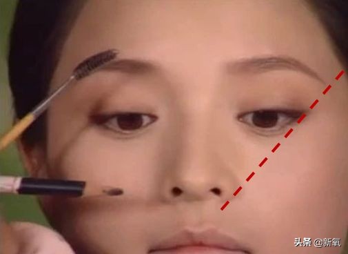 简单快捷适合各种脸型的毛眉画法,毛戈平标准眉形理论