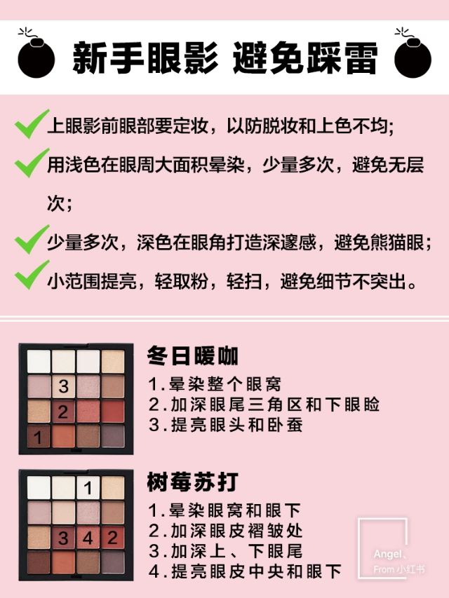 NYX眼影40色烟熏妆教程,nyx眼影教程40色大地色