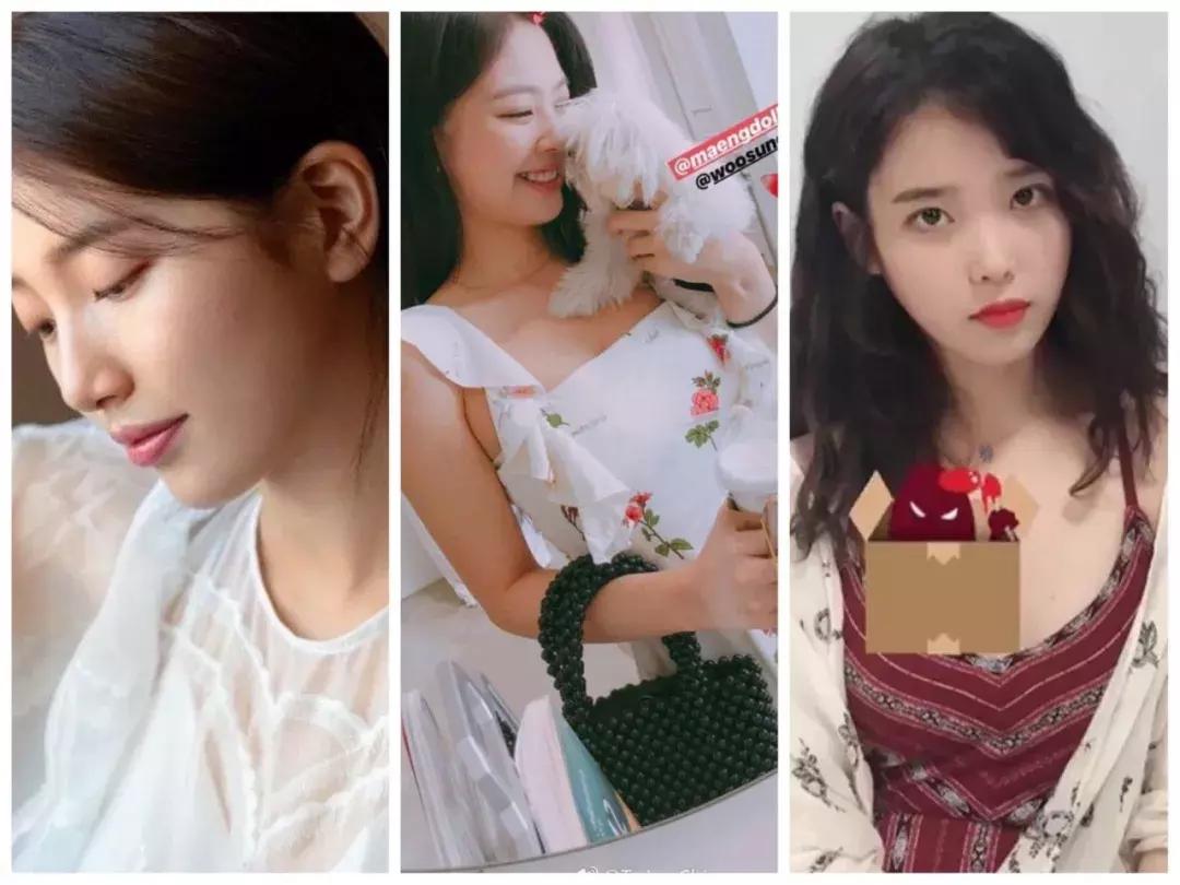 宣美黑色吊带裙,lisa时尚撞衫