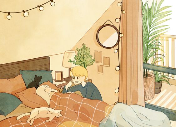 韩国插画师的插画,韩国插画师sillui的作品