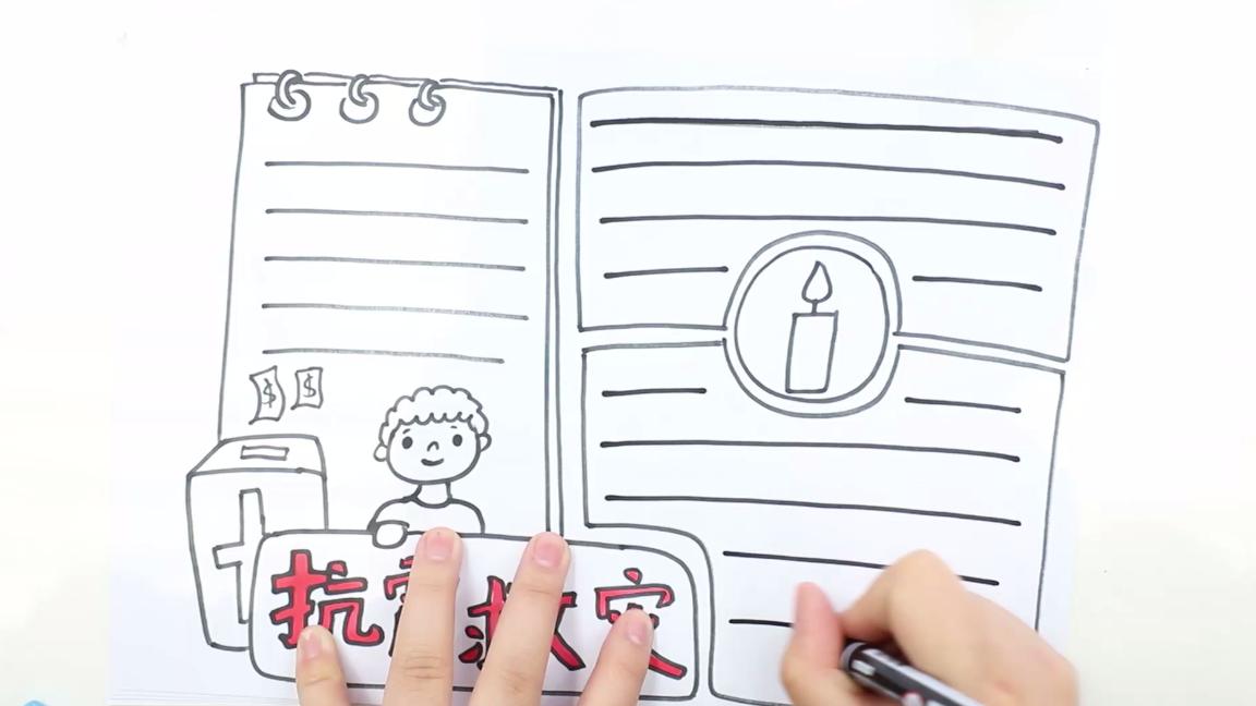 抗震救灾手抄报文字内容300字,抗震救灾手抄报第一名