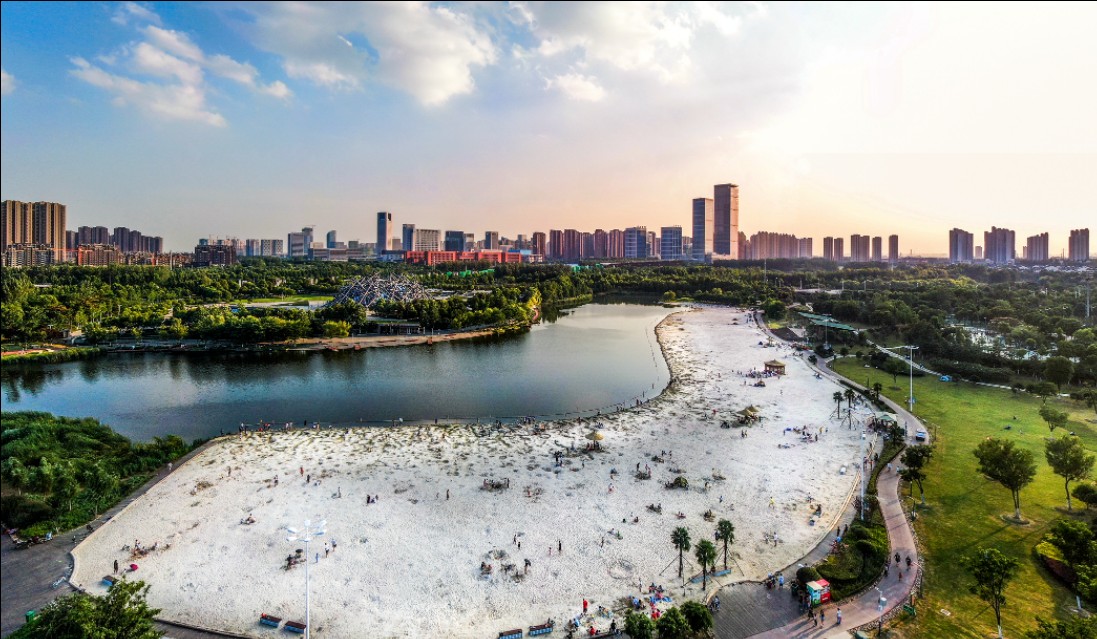 合肥塘西河公园,塘西河公园最新视频