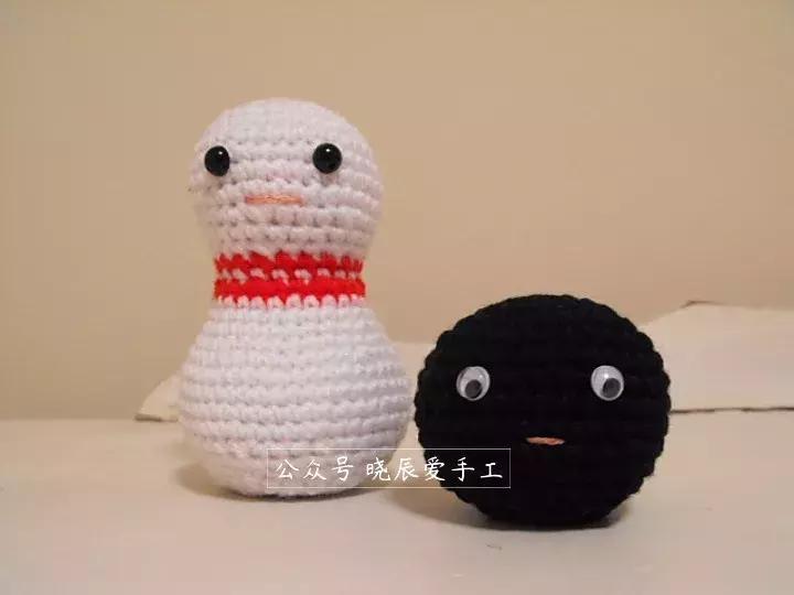 钩针足球篮球,钩针棒球图案