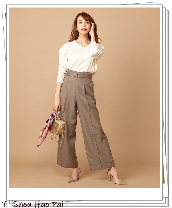 高端麻料抗起皱亚麻裤女,不起皱的亚麻裤阔腿裤