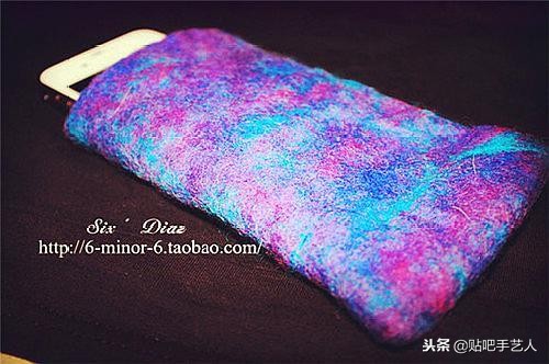 羊毛毡简单小物黄色,可爱简单的毛毡图案