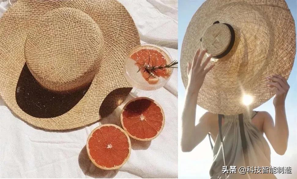 孙俪同款日本uv防晒草帽,日本孙俪同款大檐草帽