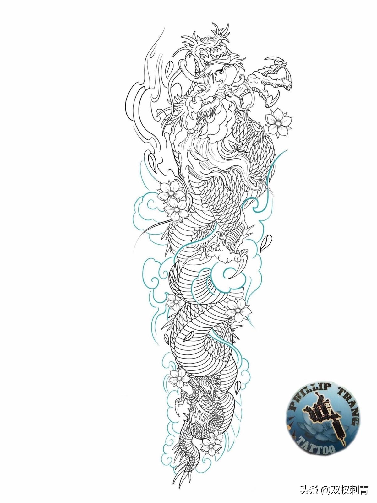 汉代龙纹图腾图案,龙纹图腾图案