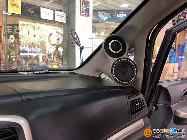 音响升级劲浪亚麻三分频,海马普力马汽车音响