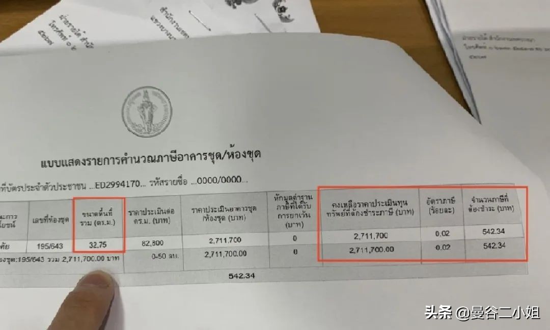 泰国房产交易税费一览表,泰国房产税一览表