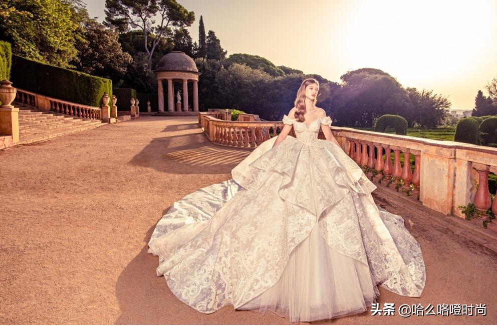 超大拖尾婚纱,巨大拖尾婚纱大牌中式