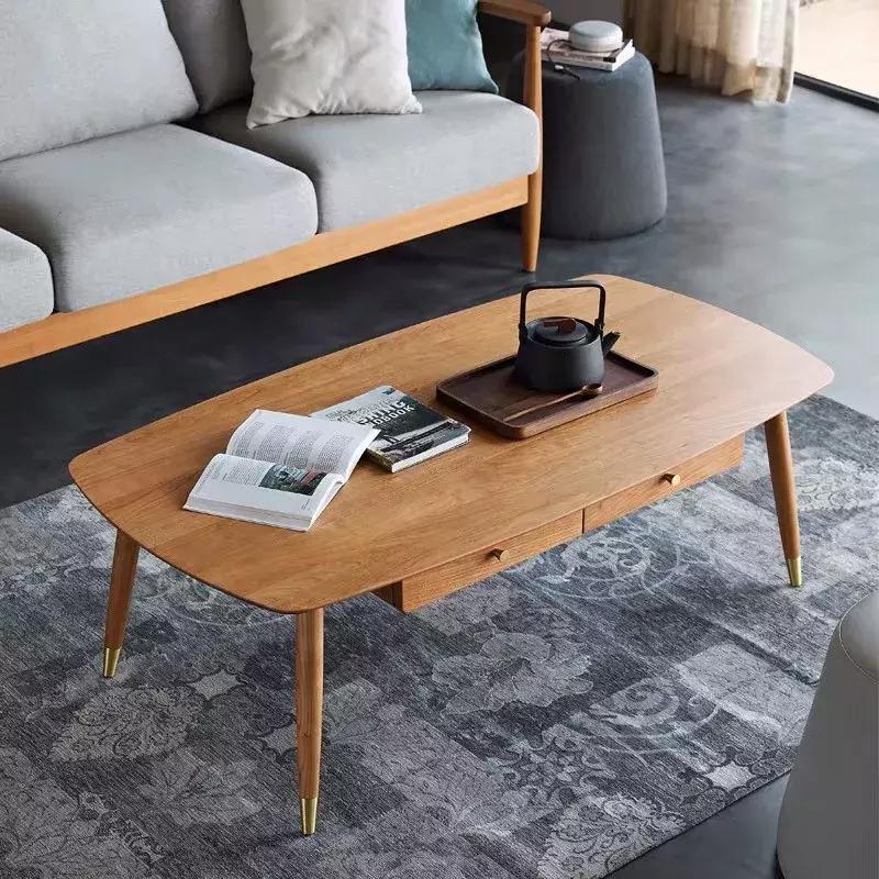 实用的实木客厅茶几推荐,木质茶几漂亮的简单的