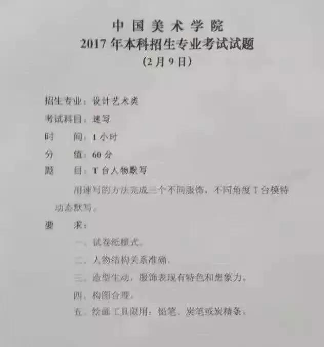 中国美术学院2020年录取分数线,中国美术学院2020年招生简章公布