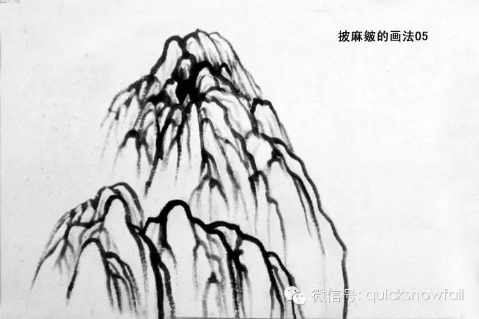 北派山水画山石画法,山水画技法山石的基本画法解析