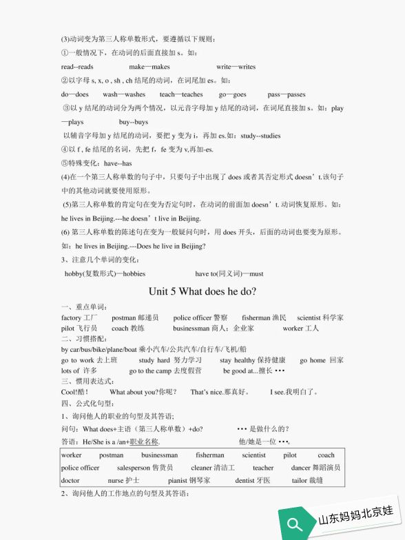 六年级下册英语单词表人教版,六年级英语必背知识归纳