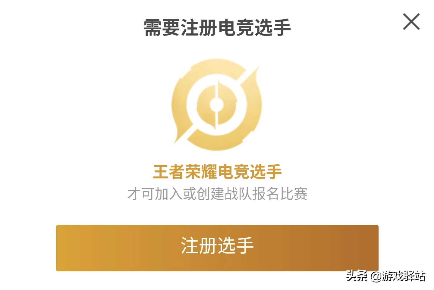 王者荣耀电竞选手认证,电竞职业选手认证