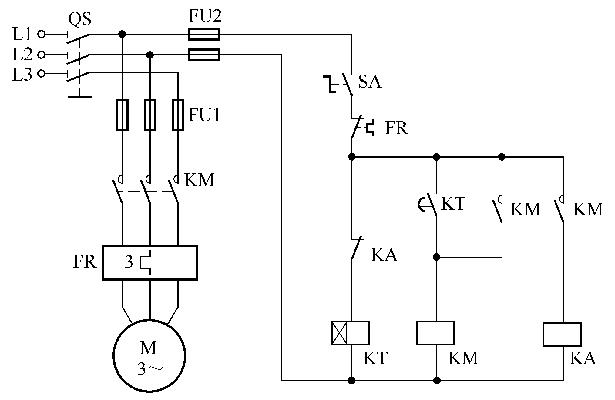 低压电工实操电动机正反转电路图,电工电动机启停点动电路图