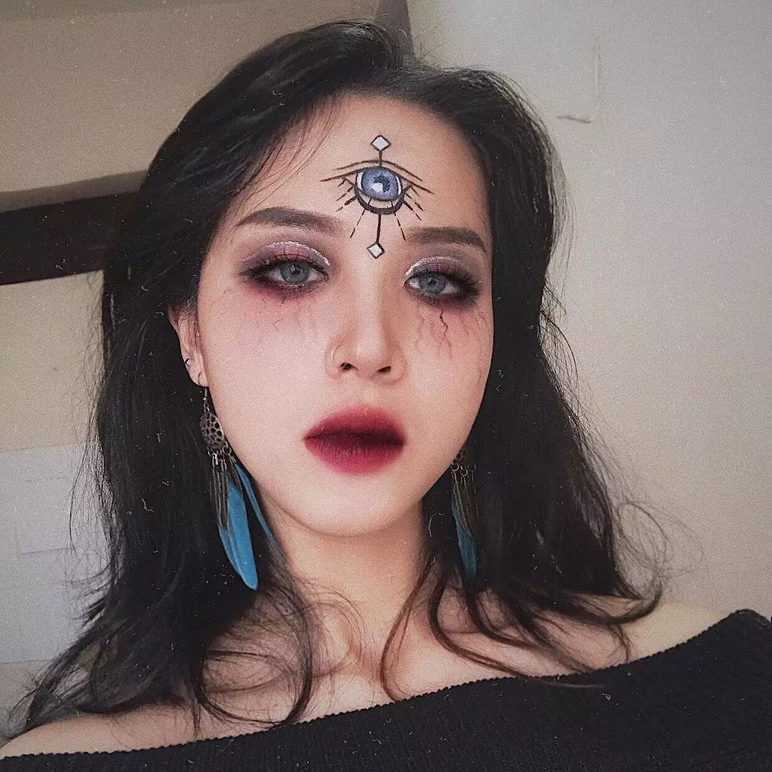 越南网红小姐姐妆容,越南ins小姐姐化妆