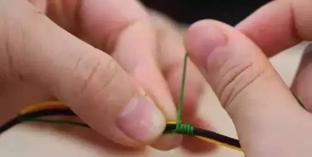 文玩核桃手串单线打结方法,常见的手串编绳教程