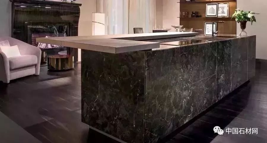厨房多色台面,最流行的厨房大理石台面