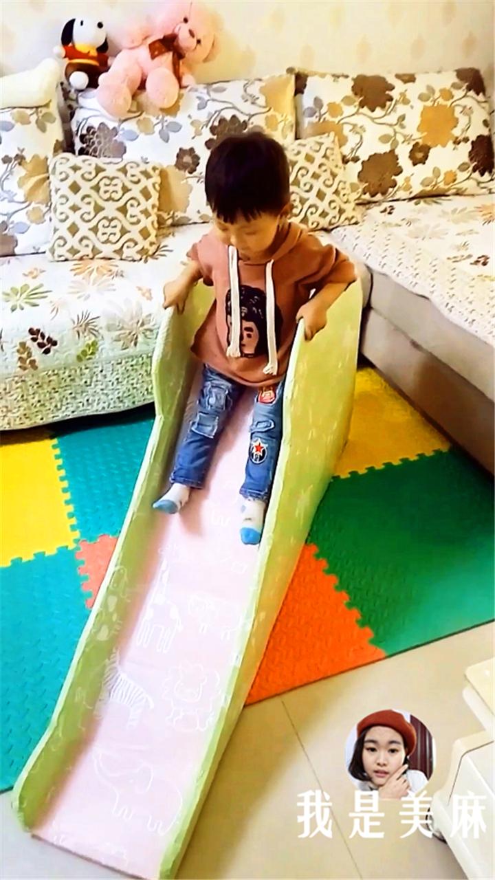 奶粉罐儿童滑梯,儿童滑梯奶粉桶制作