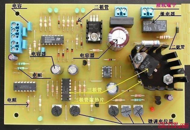 pcb电路板上的电容电阻的作用,电容电阻电路图讲解入门