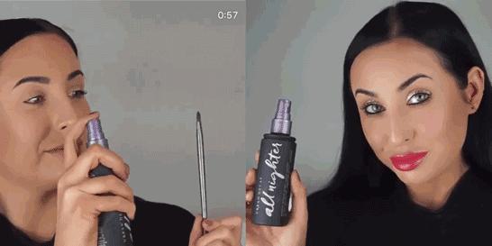 流汗不脱妆的定妆喷雾用法,怎么定妆不容易脱妆小技巧