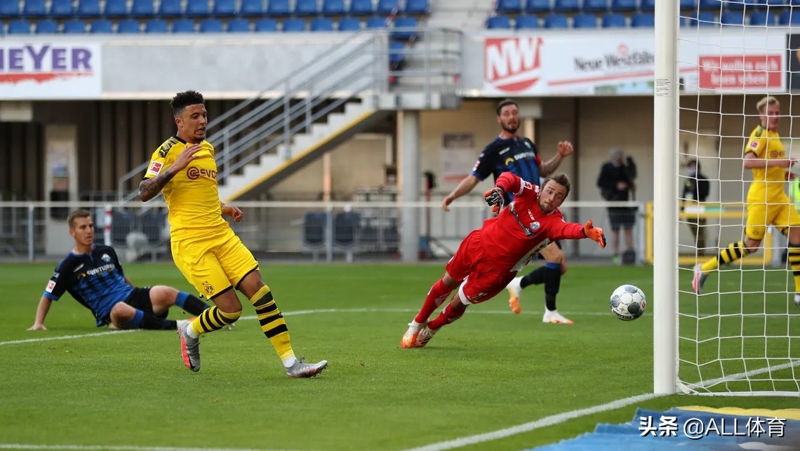 多特夺冠桑乔,德甲积分榜拜仁击败多特独领风骚
