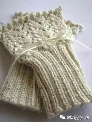 最新手套编织图冬,一线织到底的手套教程