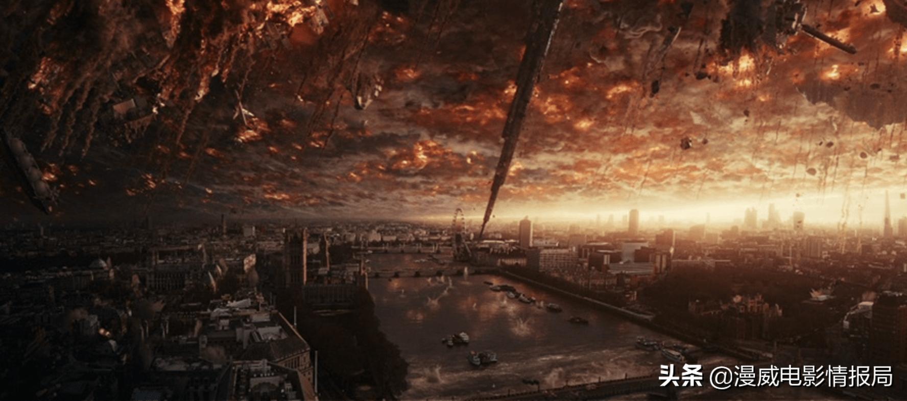 去掉特效的电影啥样？《独立日》外星飞船入侵地球竟是这样拍的